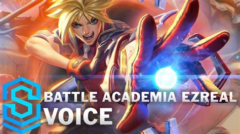 ezreal voice actor|battle academia ezreal voice lines.